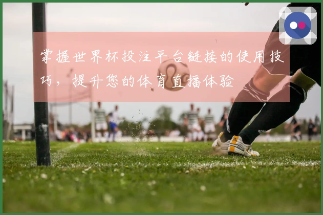 掌握世界杯投注平台链接的使用技巧，提升您的体育直播体验